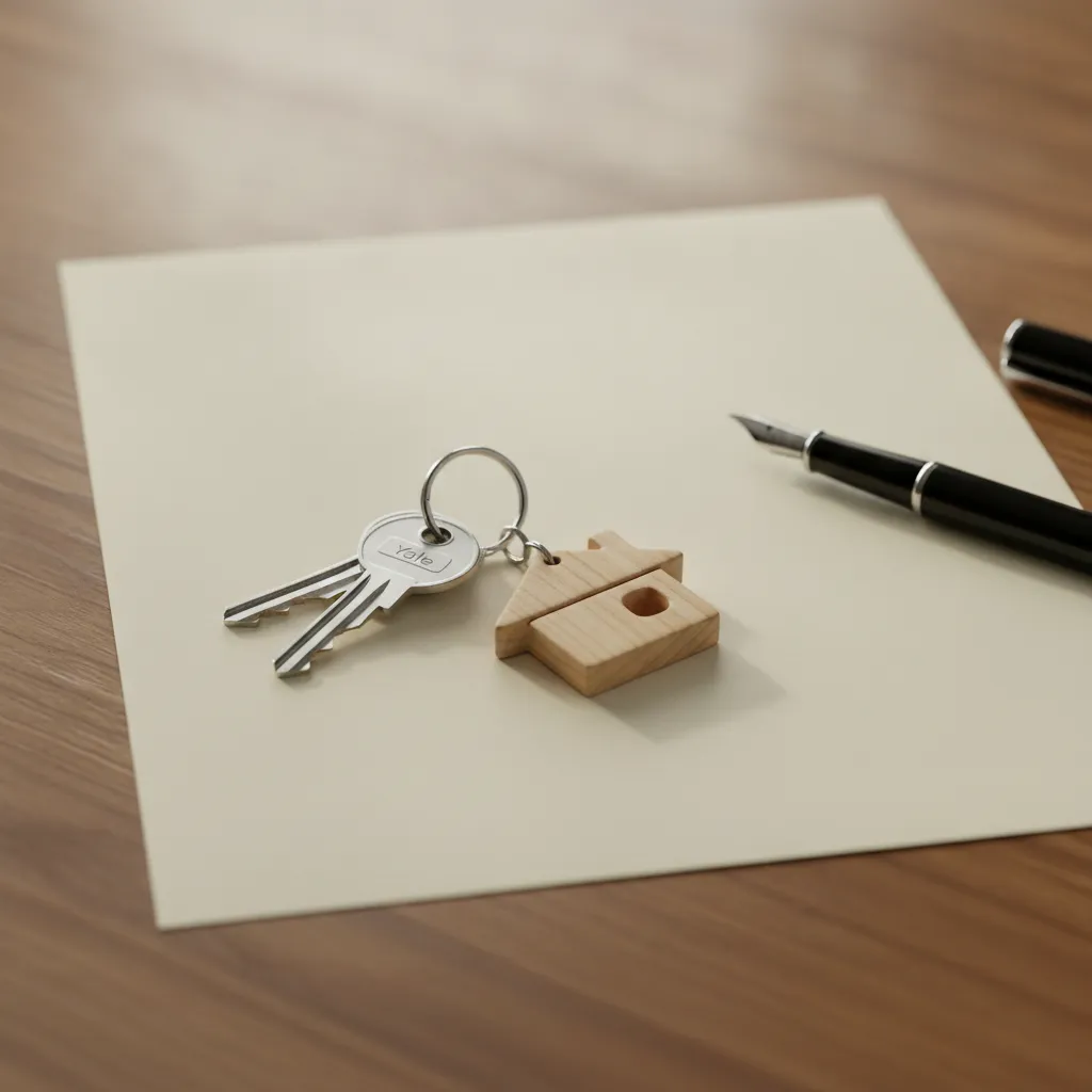 Keys and a closing document